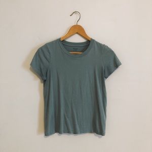 MADEWELL basic teal tee